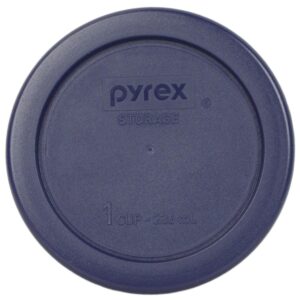 Pyrex Blue (1) 7211-PC, (1) 7210-PC, (1) 7402-PC, (1) 7201-PC, (2) 7200-PC, & (1) 7202-PC Plastic Replacement Food Storage Lids, Made in the USA