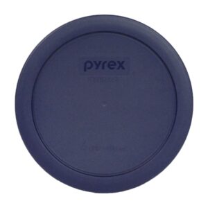 Pyrex Blue (1) 7211-PC, (1) 7210-PC, (1) 7402-PC, (1) 7201-PC, (2) 7200-PC, & (1) 7202-PC Plastic Replacement Food Storage Lids, Made in the USA