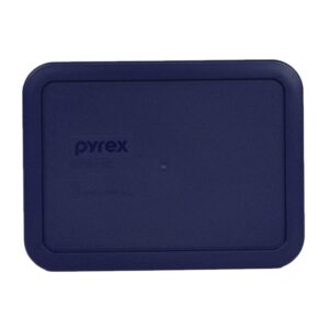 Pyrex Blue (1) 7211-PC, (1) 7210-PC, (1) 7402-PC, (1) 7201-PC, (2) 7200-PC, & (1) 7202-PC Plastic Replacement Food Storage Lids, Made in the USA