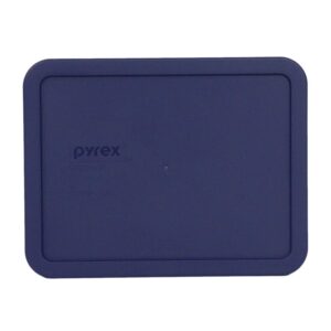 Pyrex Blue (1) 7211-PC, (1) 7210-PC, (1) 7402-PC, (1) 7201-PC, (2) 7200-PC, & (1) 7202-PC Plastic Replacement Food Storage Lids, Made in the USA