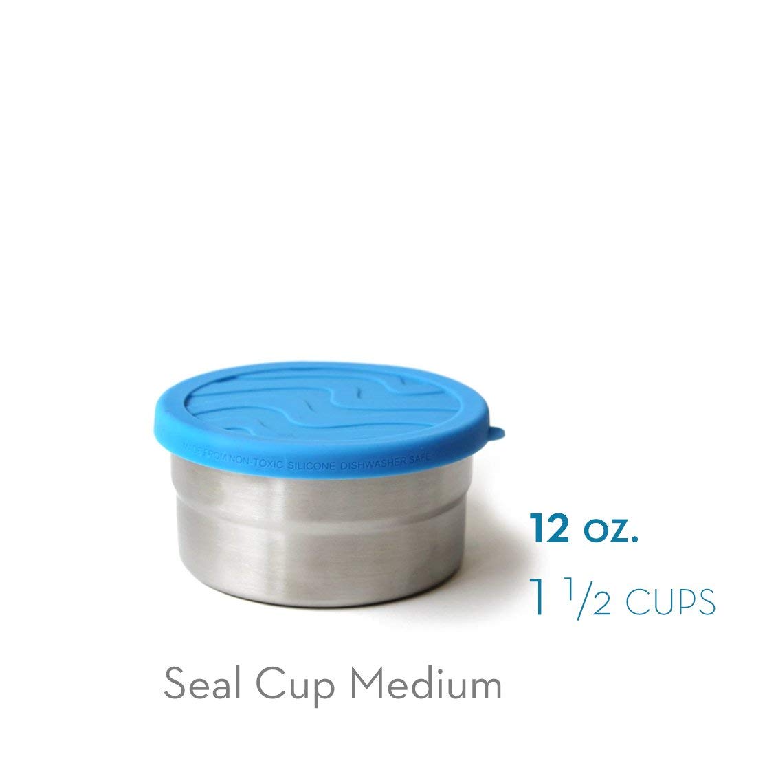 Ecolunchbox Stainless Steel Leak-Proof Seal Cup Food Storage Container Medium