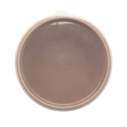 G.E.T. CR-0150-T Round Food Storage Crock w/ Lid, 1.5 Quart, Tan (Set of 12)