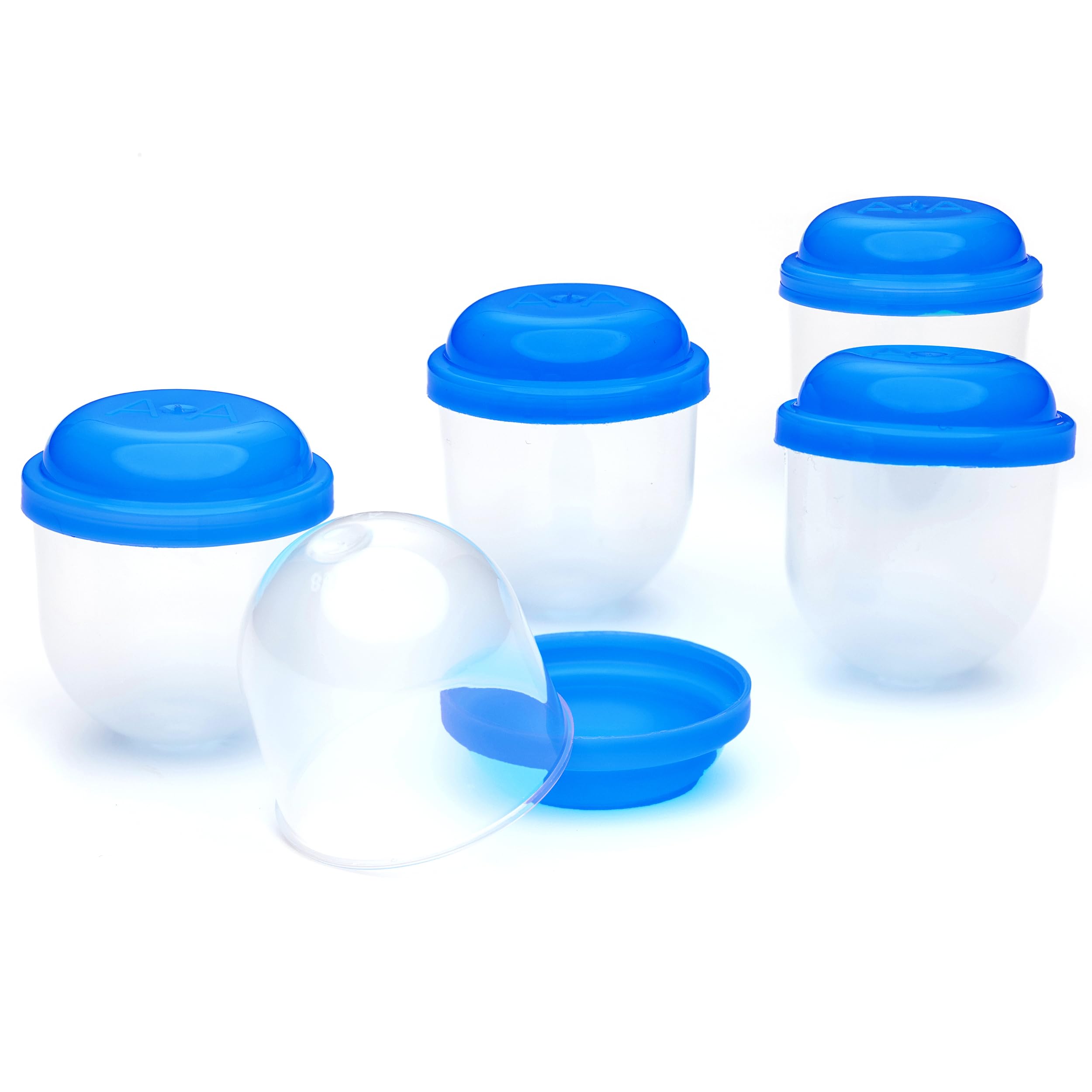 Vending Machine Capsules - 1.1 Inch Tiny Frosty Clear-Colored Acorn Capsules - 30 Pcs Empty Toy Capsules - Plastic Capsules for Toys - 28 mm Prize Machine Capsules - Small Colored Containers