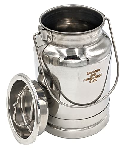 Stainless Steel Milk Can Totes (2 Liter)