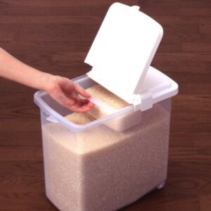 JapanBargain S-, Japanese Plastic Kome Bitsu Raw Rice Storage Container, 10 kgs