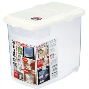 JapanBargain S-, Japanese Plastic Kome Bitsu Raw Rice Storage Container, 10 kgs