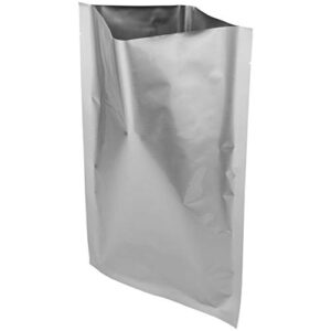 dry-packs 100pcs mylar bags for food storage, 4.75 mil 10"x16" (100pcs) resealable and heat sealable for long term food storage