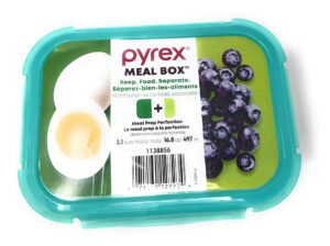 pyrex divided glass storage rectangle small, 1 ea
