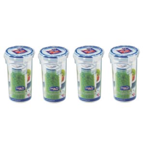 lock & lock, no bpa, water tight, food container, 1.8-cup, 14-oz, pack of 4, hpl931l