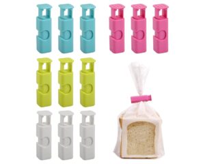ds. distinctive style bag clips for food storage 12 pieces bag cinches for bread quick and easy to use