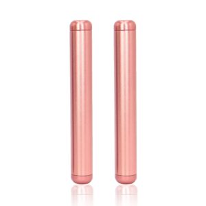yannabis aluminum metal tube, airtight, lightweight,holder travel storage 4.3inch, 2 pack pink for travel