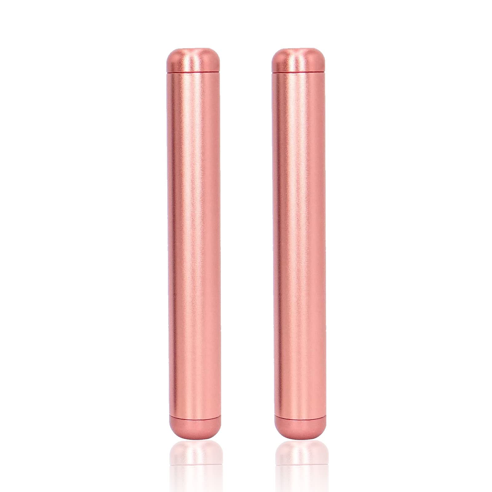 Yannabis Aluminum Metal Tube, Airtight, Lightweight,Holder Travel Storage 4.3inch, 2 Pack Pink for Travel