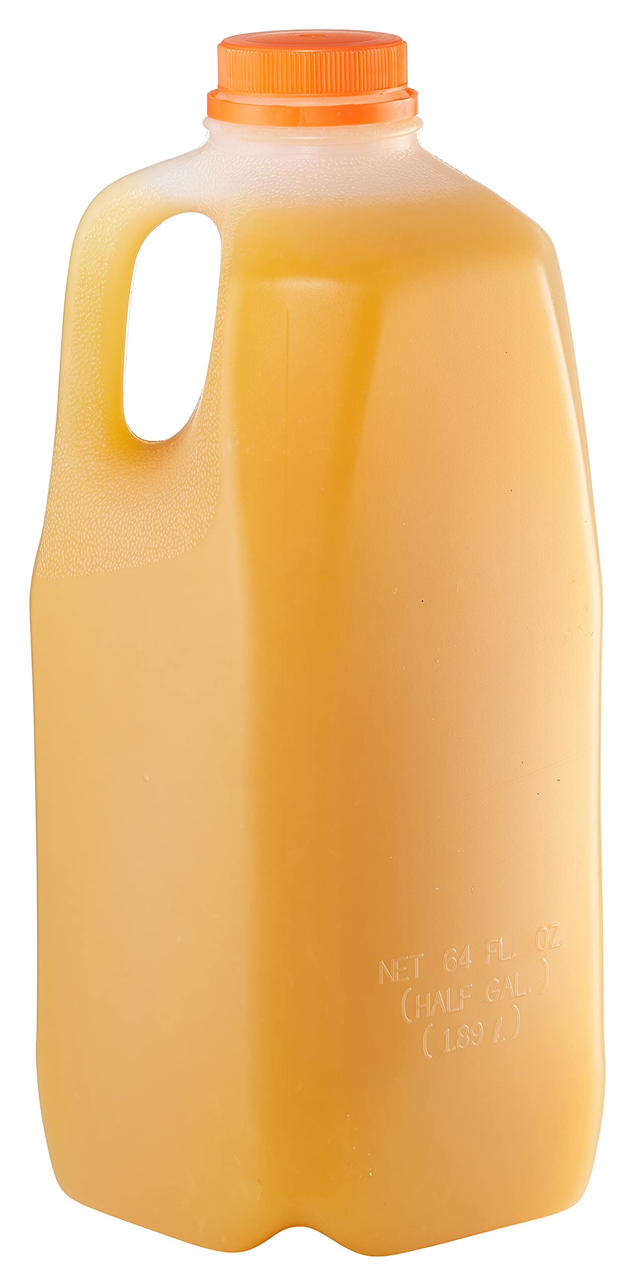 Empty Plastic Juice Bottles with Tamper Evident Caps 64 OZ - Half Gallon, Smoothie Bottles - Ideal for Juices, Milk, Smoothies, Picnic's and even Meal Prep by EcoQuality Juice Containers (5)