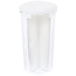 callaron terrarium cereal storage container airtight food storage container plastic cereal dispenser storage keeper with lids and compartments for grain sugar flour rice white rice dispenser