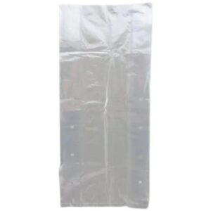 produce ldpe poly vented bags (with venting holes) - 6"x3"x15" - 1000 bags - 0.80 mil - clear