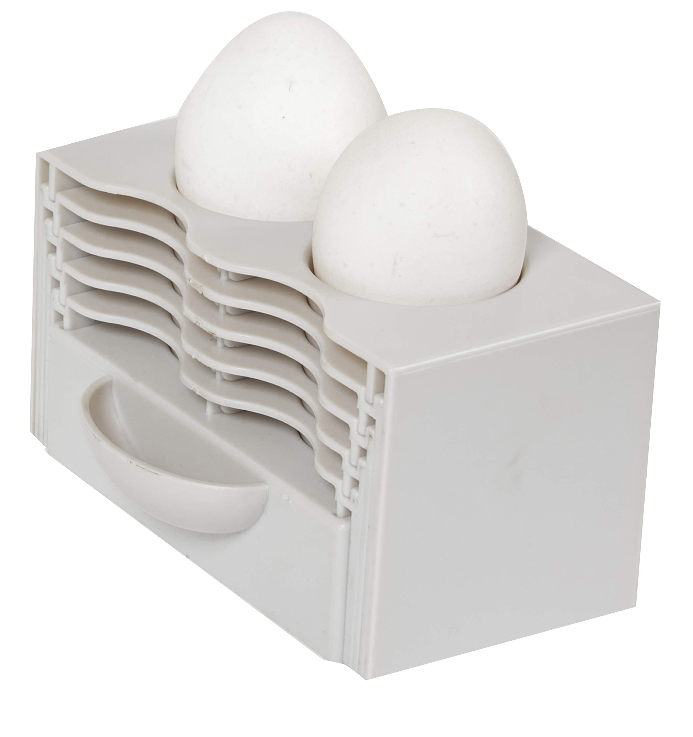 Think Up Designs Eggstra Space Collapsible Egg Storage Tray- Save Space in Your Fridge