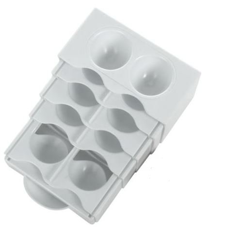 Think Up Designs Eggstra Space Collapsible Egg Storage Tray- Save Space in Your Fridge
