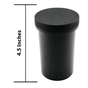 Skyway Viper Smell Proof Stash Jar Container Waterproof Airtight Smellproof Box Odor Sealing Container with Child Resistant Saftey Cap (20 oz) - Black