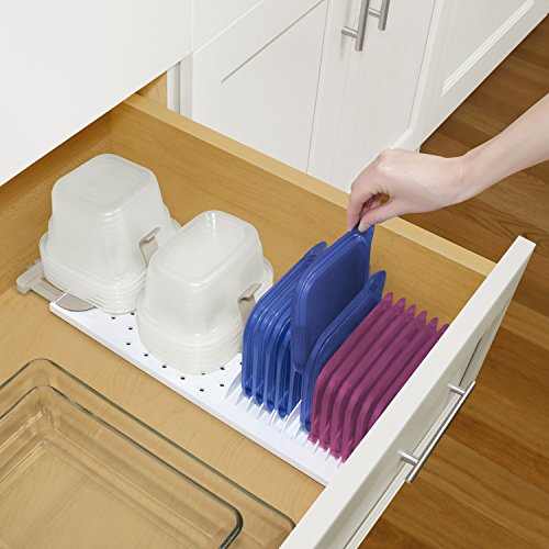 YouCopia StoraStack Food Container Storage and Drawer Organizer