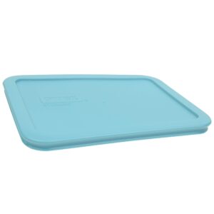 Pyrex 7210-PC Surf Blue Plastic Rectangle Replacement Storage Lid, Made in USA