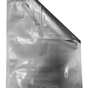 PackFreshUSA: 7 Mil - Gallon Premium Century Seal-Top Mylar Bags (10" x 14”) - Rounded Corners - Heat Sealable - Long-Term Food Storage (100)