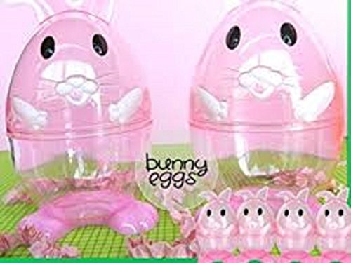 Candy Packaging Plastic Containers (3 Package Set)Include: 3-bunny; 3-carrot and 3-chick Containers