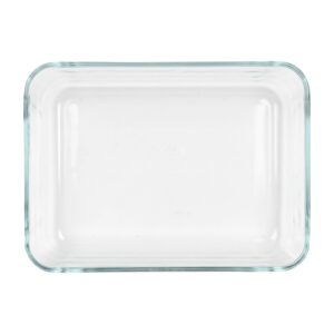 Pyrex Simply Store 7210 Rectangle Clear Glass Food Storage Container - 4 Pack Made in the USA