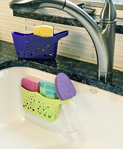 Hutzler Sponge Duo Double Sponge Holder, Lime Green