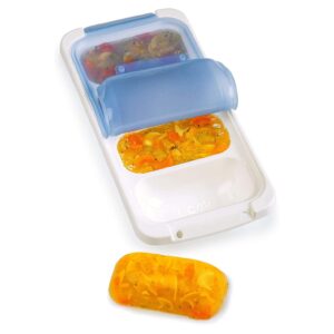 Suitable Food Storage Freezer Pod Tray with Lid 4 Piece SetF