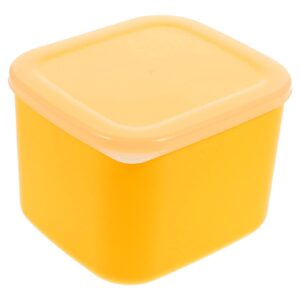 healvian plastic cheese storage containers with airtight lid cheese slice storage sealed food storage container fruit vegetable organizer produce saver for fridge 12x11x9cm