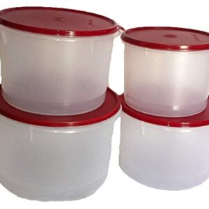 Tupperware super storer set, large 1 pc(5 lt) , medium 2 pcs(3 lt) ,small 1 pc(2.5 lt)