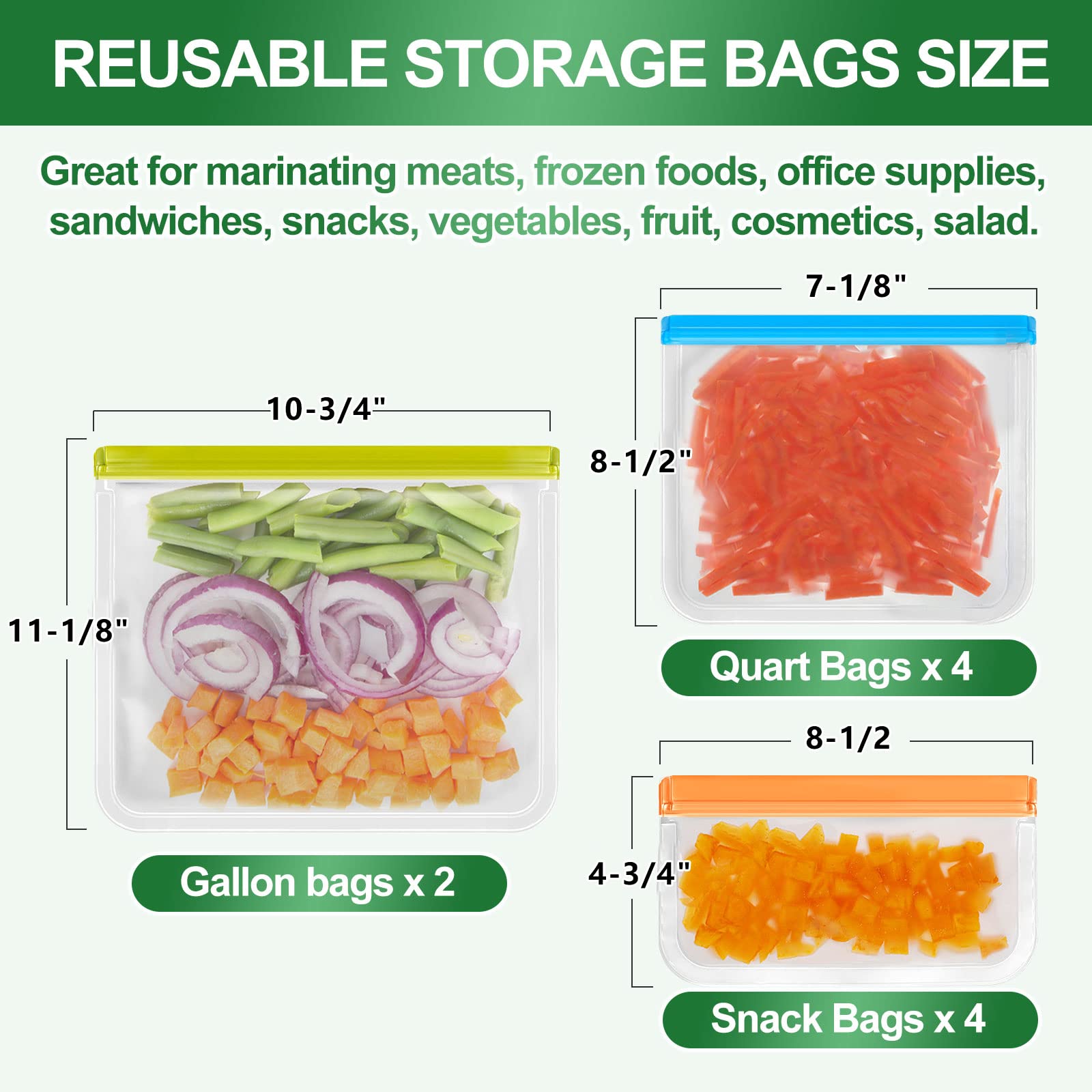 Reusable Food Storage Bags