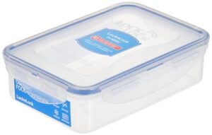 lock&lock 19-fluid ounce rectangular food container, short, 2.3-cup