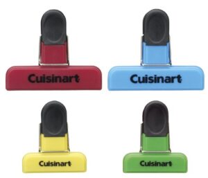 cuisinart chip clips, set of 4, multicolored