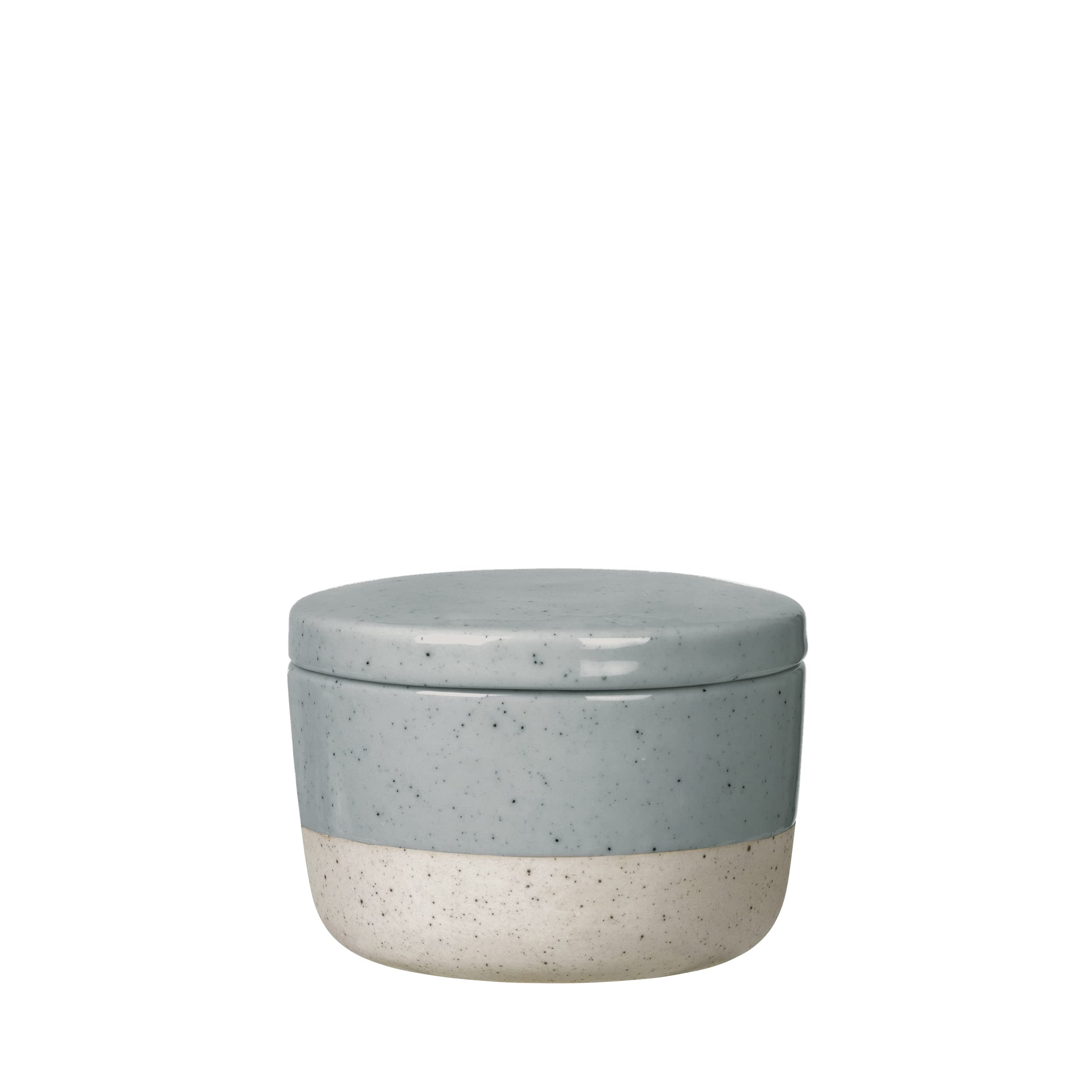 Blomus SABLO Ceramic Stoneware Sugar Container with Lid - Stone