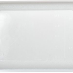 Carlisle FoodService Products Storplus Food Storage Container with Stackable Design for Catering, Buffets, Restaurants, Polyethylene (Pe), 3.5 Gallon, White, (Pack of 6)