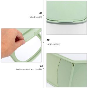 Cabilock Rice Storage Bin Cereal Containers Large Dispenser Food Storage Containers Kitchen Pantry Storage Containers for Sugar Flour and Baking Supplies Green