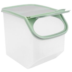 Cabilock Rice Storage Bin Cereal Containers Large Dispenser Food Storage Containers Kitchen Pantry Storage Containers for Sugar Flour and Baking Supplies Green