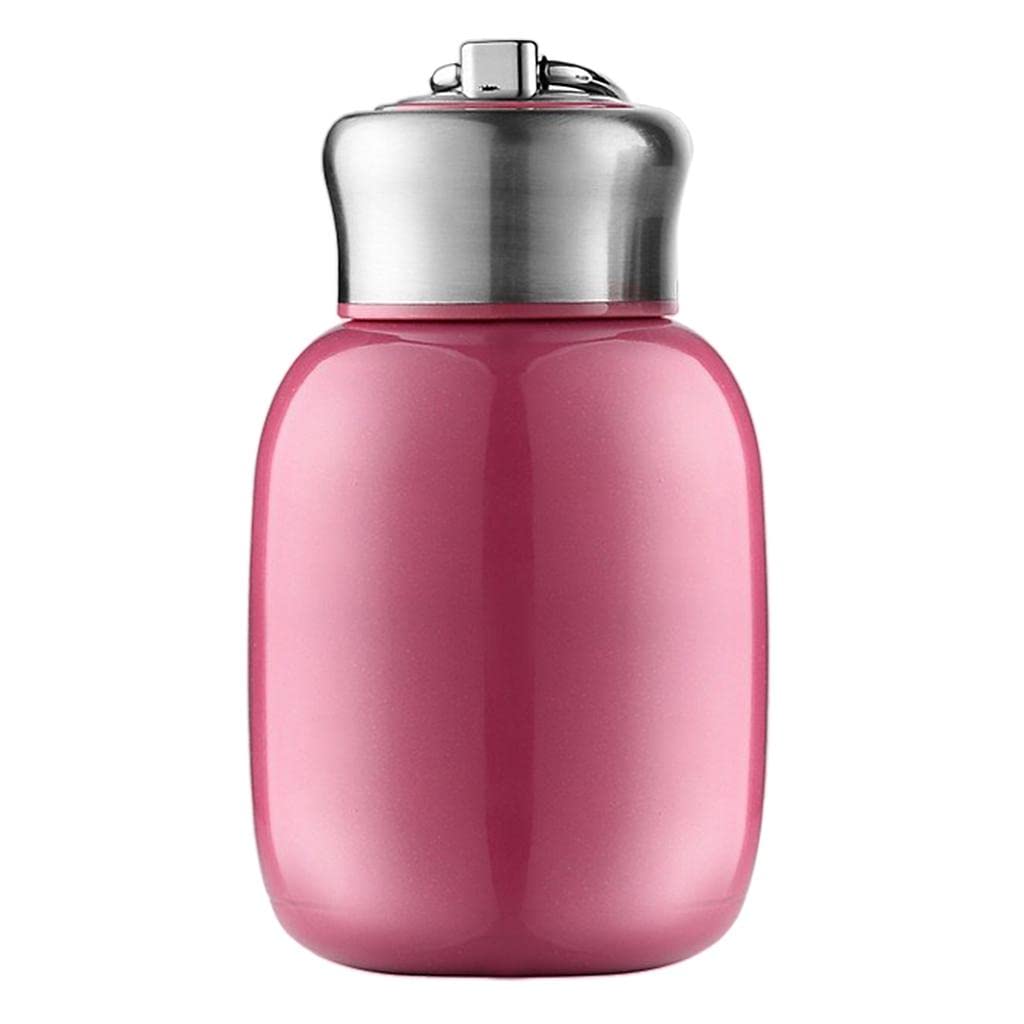 Stainless Steel Thermal Cup Vacuum Mug and Insulated Double for Camping, Keeps Drinks (Pink) (Color : Rose)