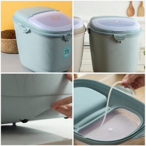 Inzopo 10kg Rice Storage Container Rice Bucket Dry Food Fruit Storage Box Food Storage Jar Food Storage Bin Rice Container Bin for Rice Flour Cereal Baking Supplies