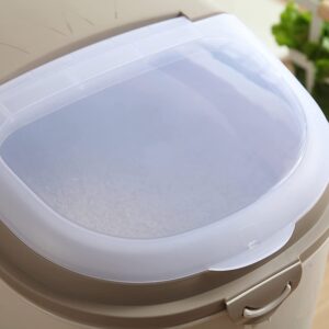 Inzopo 10kg Rice Storage Container Rice Bucket Dry Food Fruit Storage Box Food Storage Jar Food Storage Bin Rice Container Bin for Rice Flour Cereal Baking Supplies