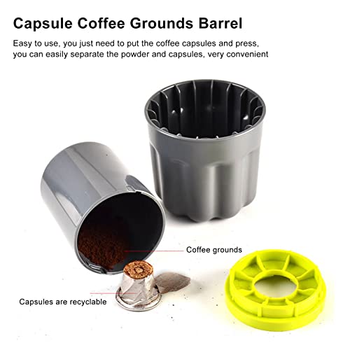 Capsule Coffee Grounds Barrel ABS Push Residue Separation Container Kitchen Accessories coffee canister