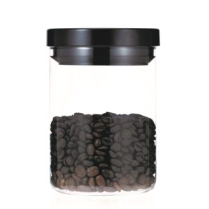 HARIO MCNR-200-B Coffee Canister M, Black