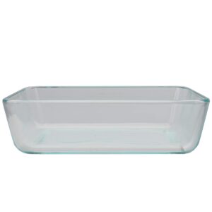 Pyrex (6) 7210 Glass Containers & (6) 7210-PC Surf Blue Lids