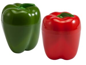 hutzler pepper savers set - green pepper and red pepper savers