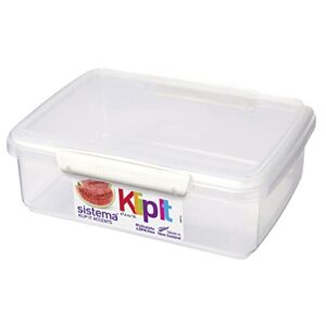 sistema klip it accents food storage container, 2 l - assorted colours