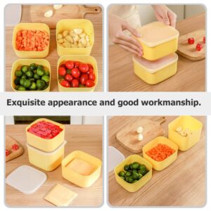 Luxshiny Cheese Storage Container Cheese Slice Holder Cheese Saver Keeper with Lid Meal Prep Food Organizer Airtight Keep Cheese Fresh for Fridge Bento Lunch Box S