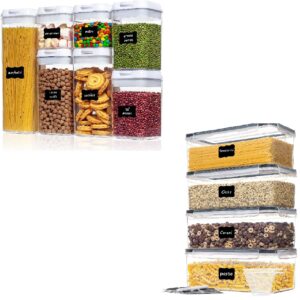 vtopmart food storage container set and spaghetti container