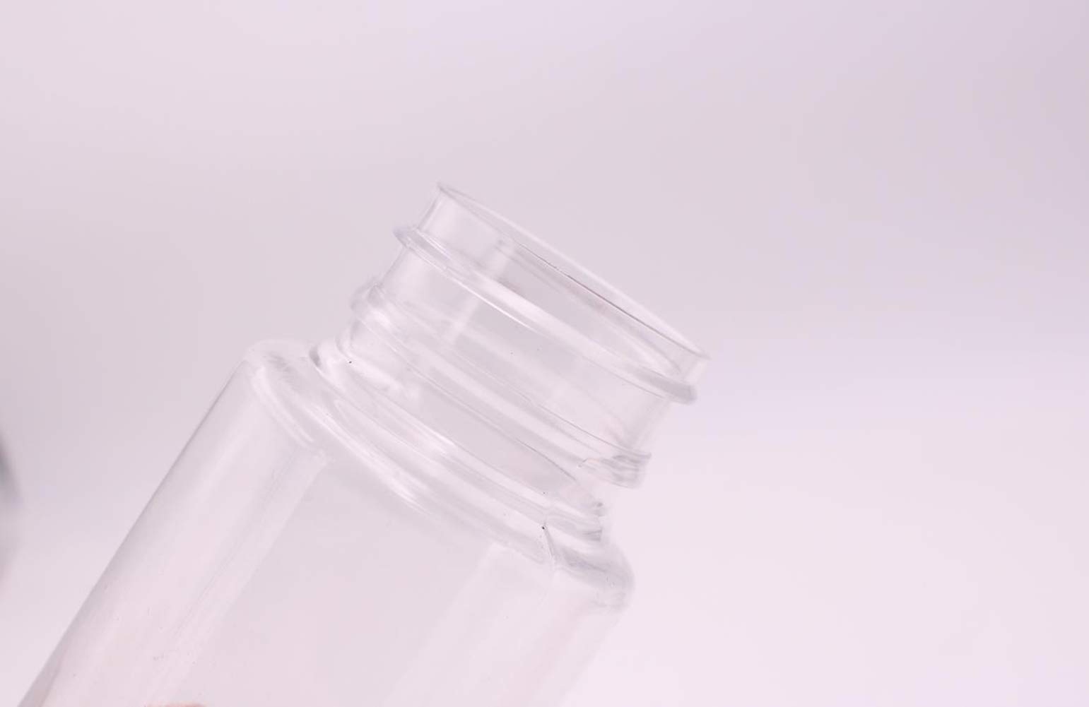 12PCS Clear Empty Portable Thicken Plastic Bottles Case with White Screw Cap Holder Storage Container for Liquid Solid Powder (50ml)