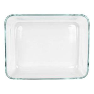 Pyrex (4 7211 6 Cup Glass Dishes & (4) 7211 6 Cup Rectangle Edamame Green Lids Made in the USA